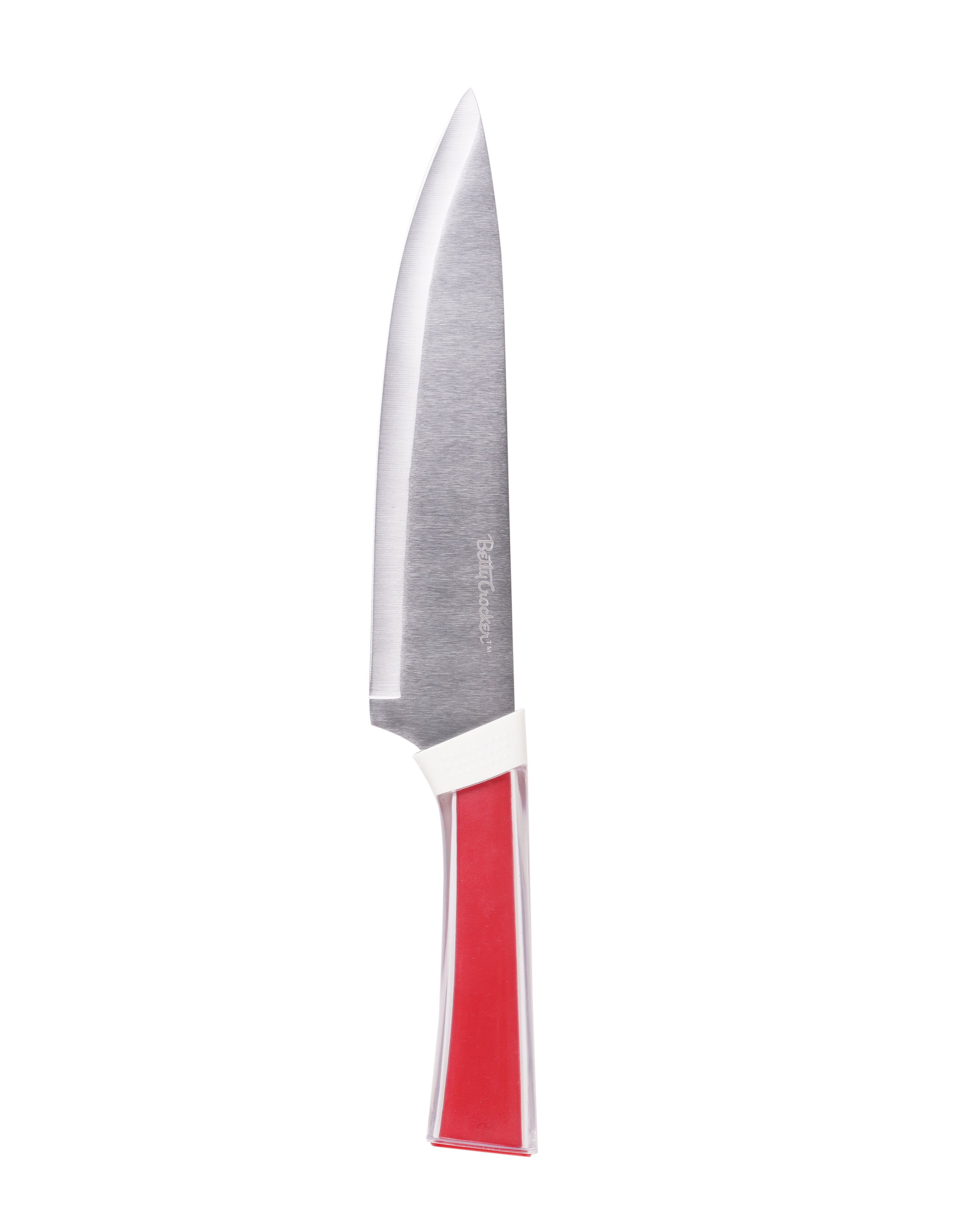 Betty Crocker Chef's Knife , High-Quality Materials With Soft, Non-Slip Handle