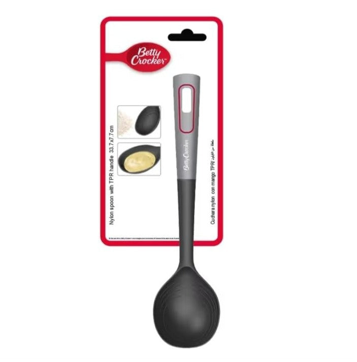 Betty Crocker Nylon Spoon Black/Grey