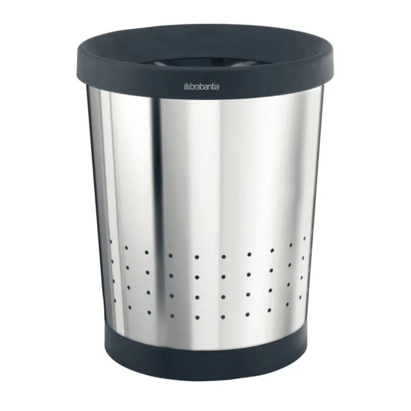Brabantia Waste Paper Basket 11 L Stainless, Dimensions: 26.2 x 31 x 26.2 cm