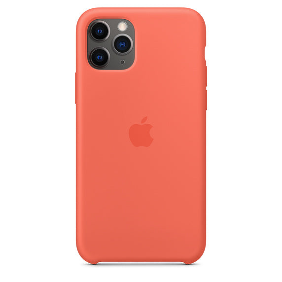 Apple iPhone 11 Pro Silicon Case - Clementine (Orange)