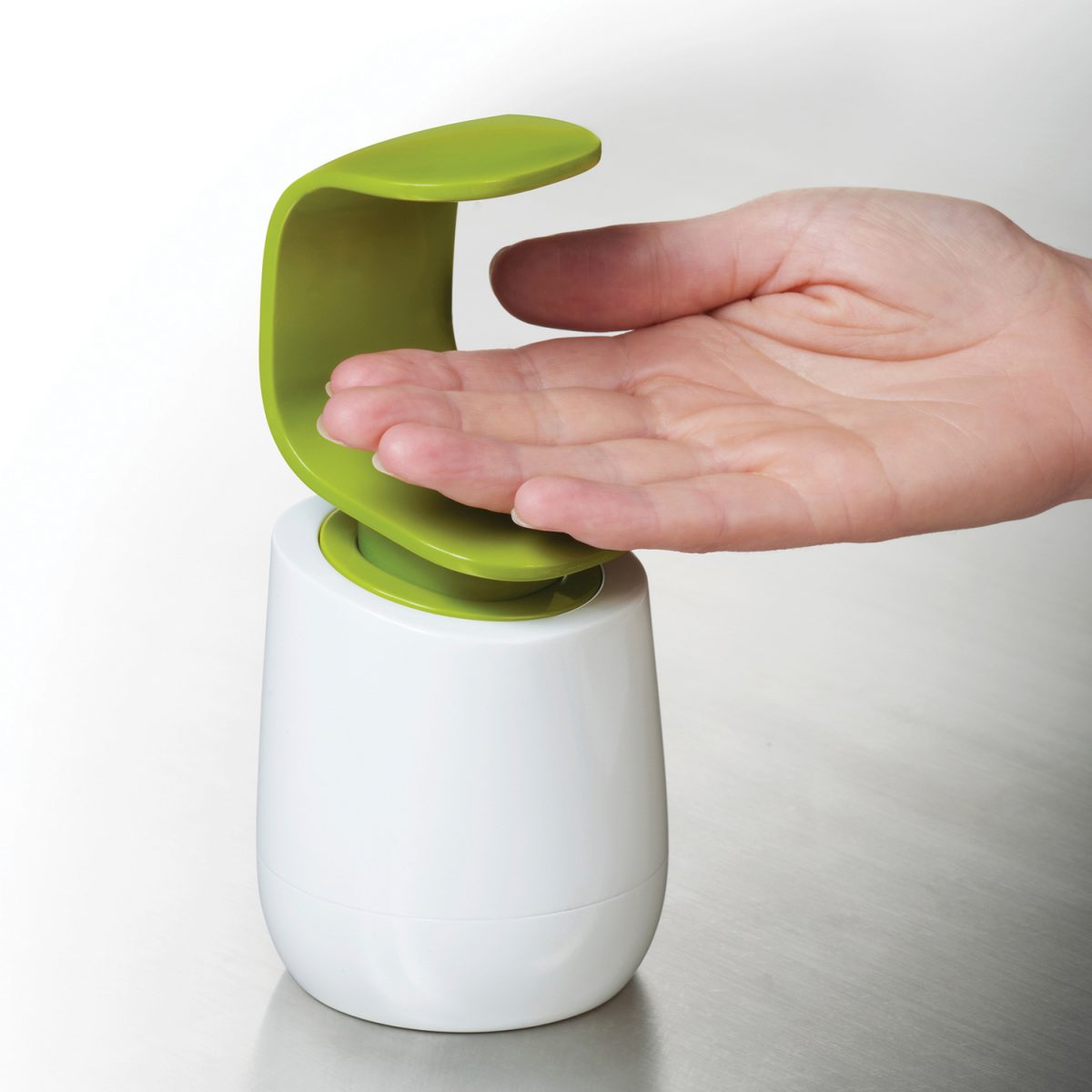 Joseph Joseph C-Pump Single-Handed Soap Dispenser, Green