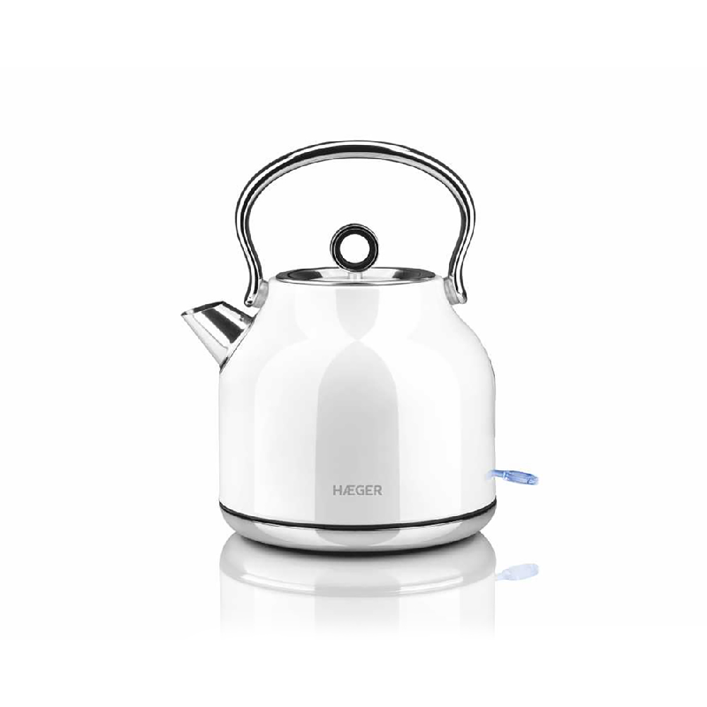 Haeger Electric kettle HAEGER ART DECO WHITE – Inox 1,7L 2200W