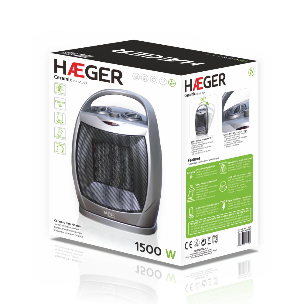 Haeger Ceramic Fan heater