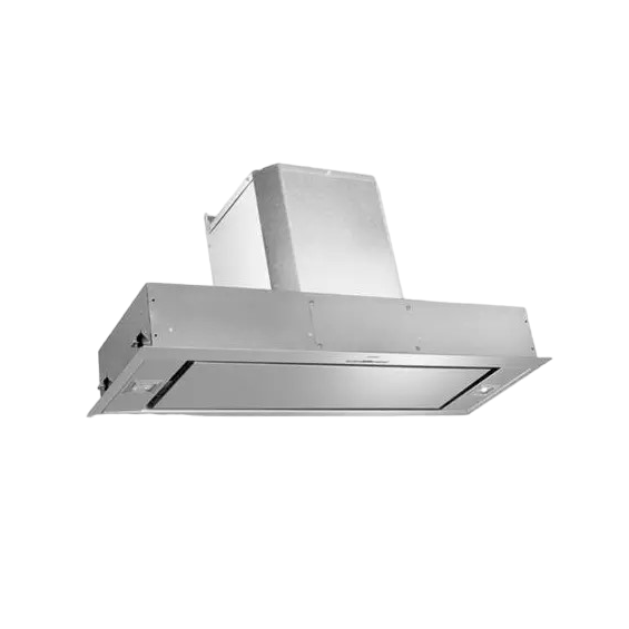 Flora BUILT IN CHIMNEY HOOD 90CM SILVER FLBH13-CT75-90X