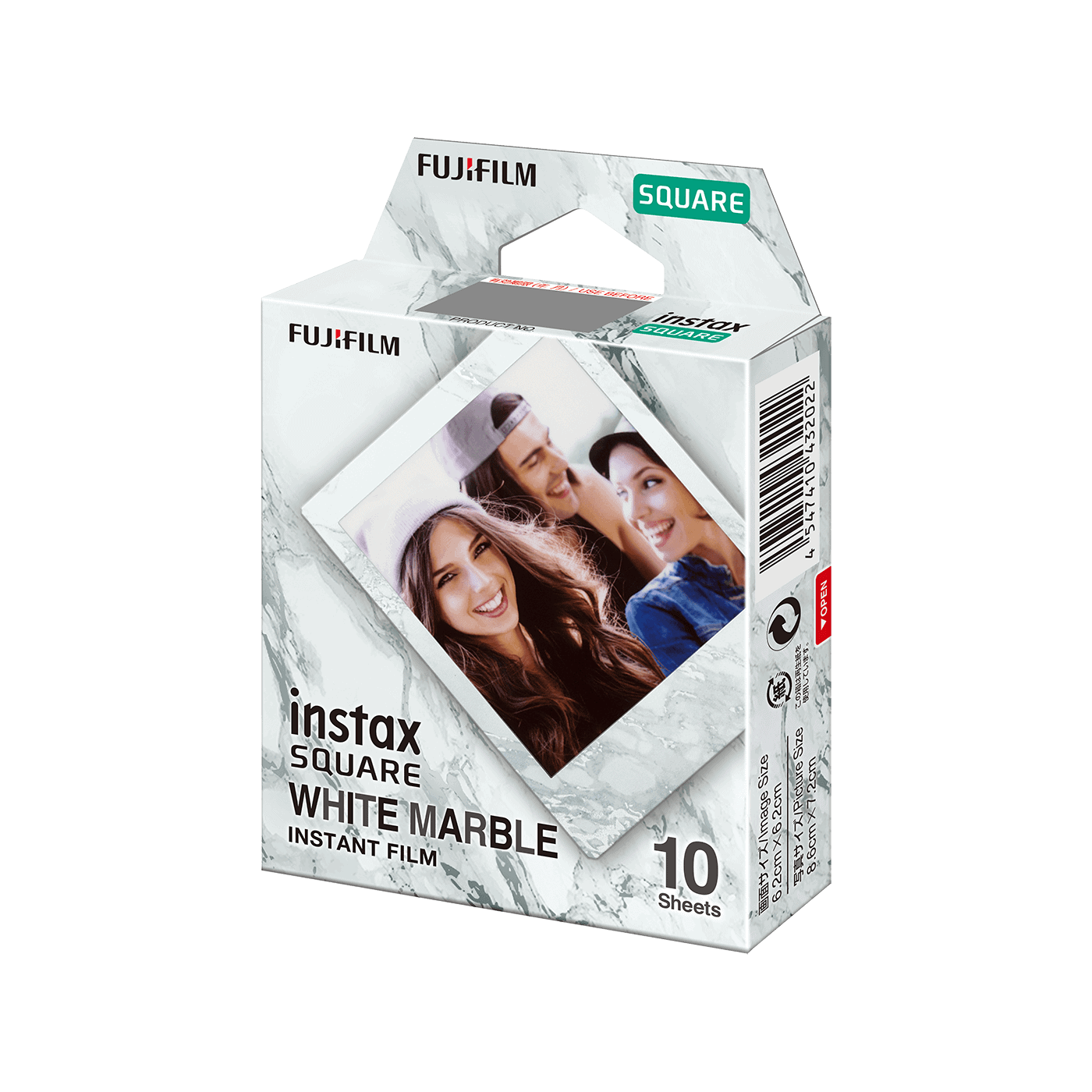 FUJIFILM Instax Square Film 1PK ( 10SH ) WHITE MARBLE