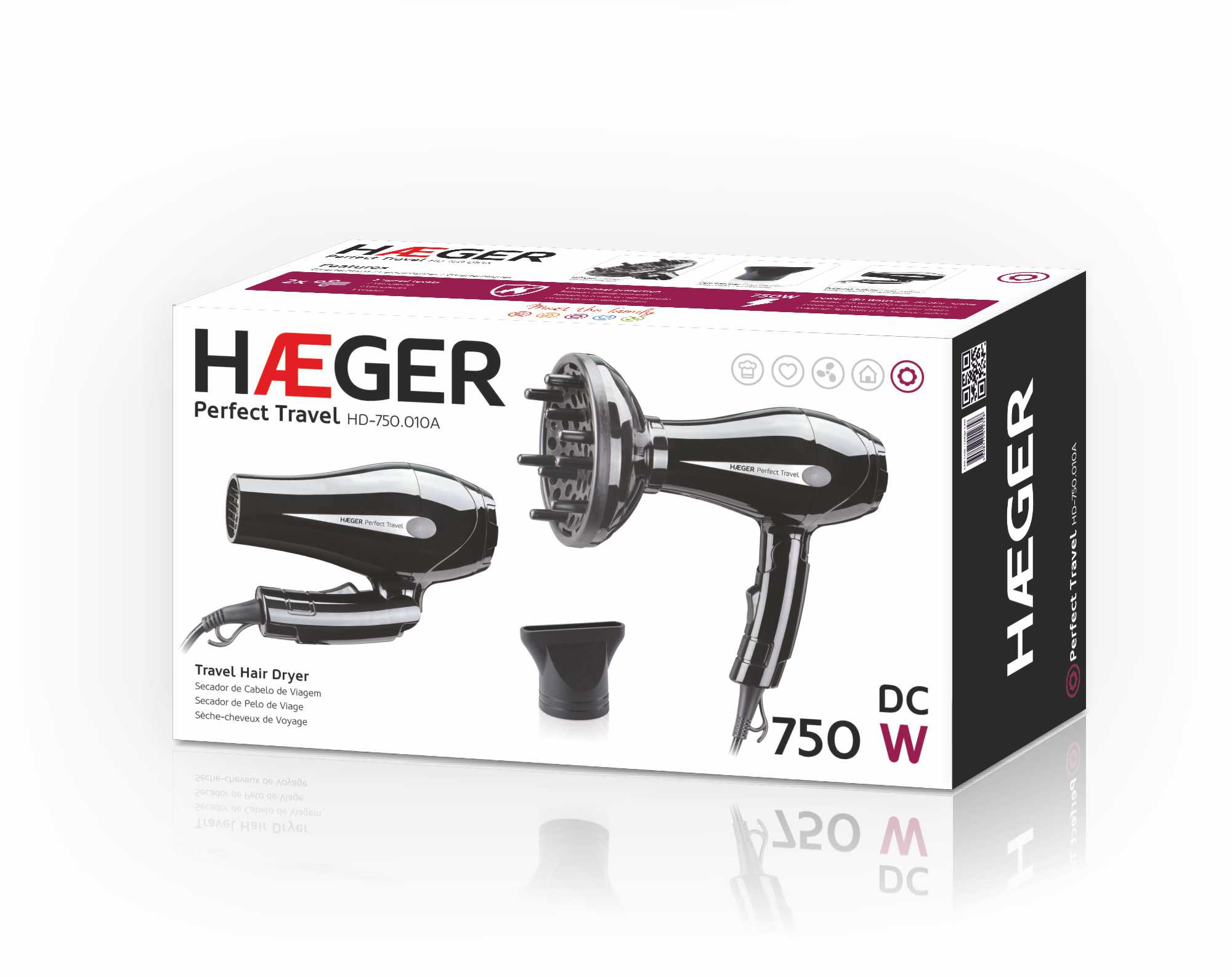 Haeger Perfect Travel hair dryer