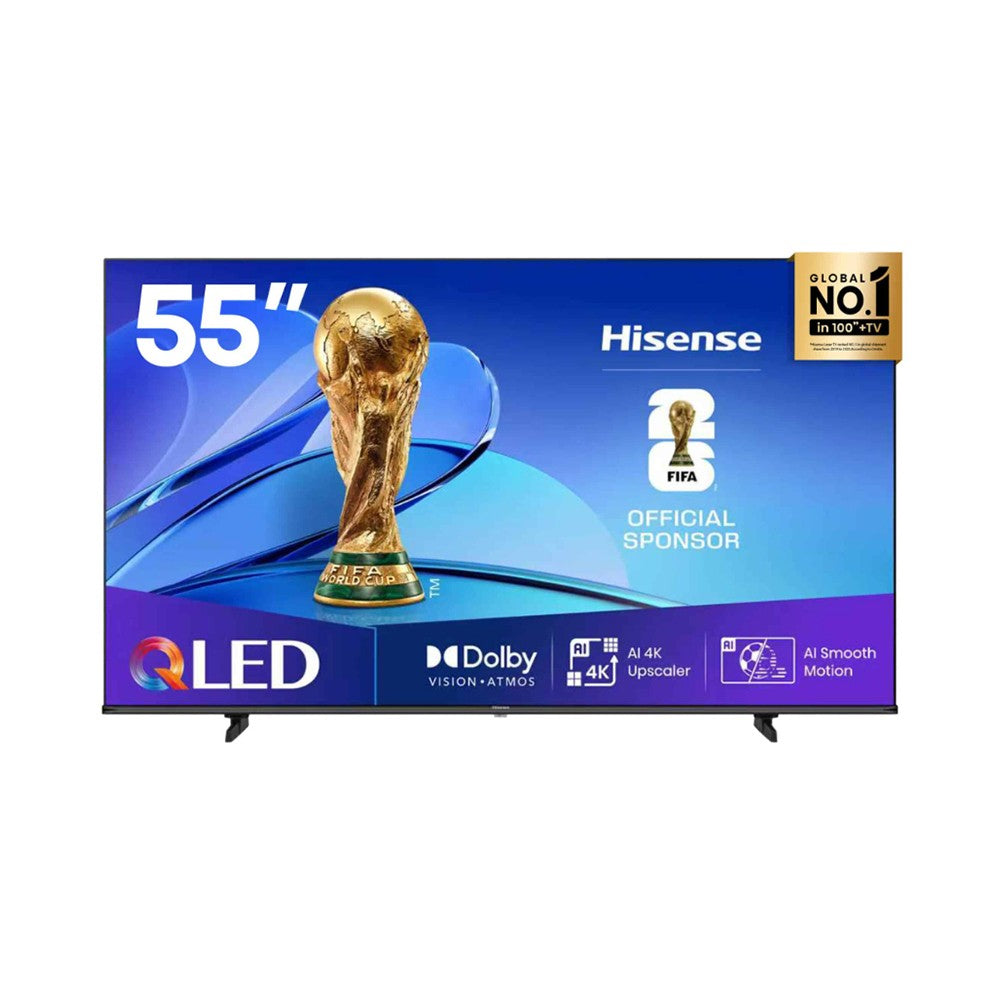 Hisense 55Q6Q QLED 4K 60Hz VIDAA Smart TV, 55Q6QS