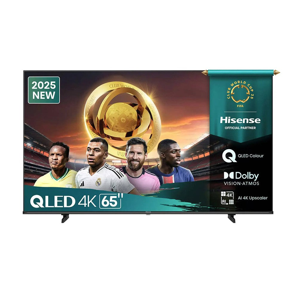 Hisense 65-Inch Smart TV QLED, 4K Resolution, 60Hz Refresh Rate, Dolby Vision, Dolby Atmos, VIDAA U6 OS, 65Q61Q