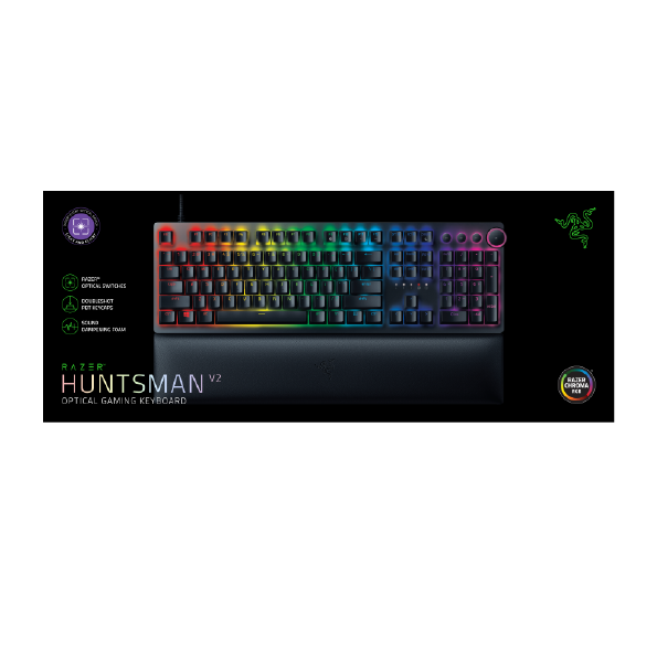 Razer Huntsman V2 - Optical Gaming Keyboard Clicky Purple Switch