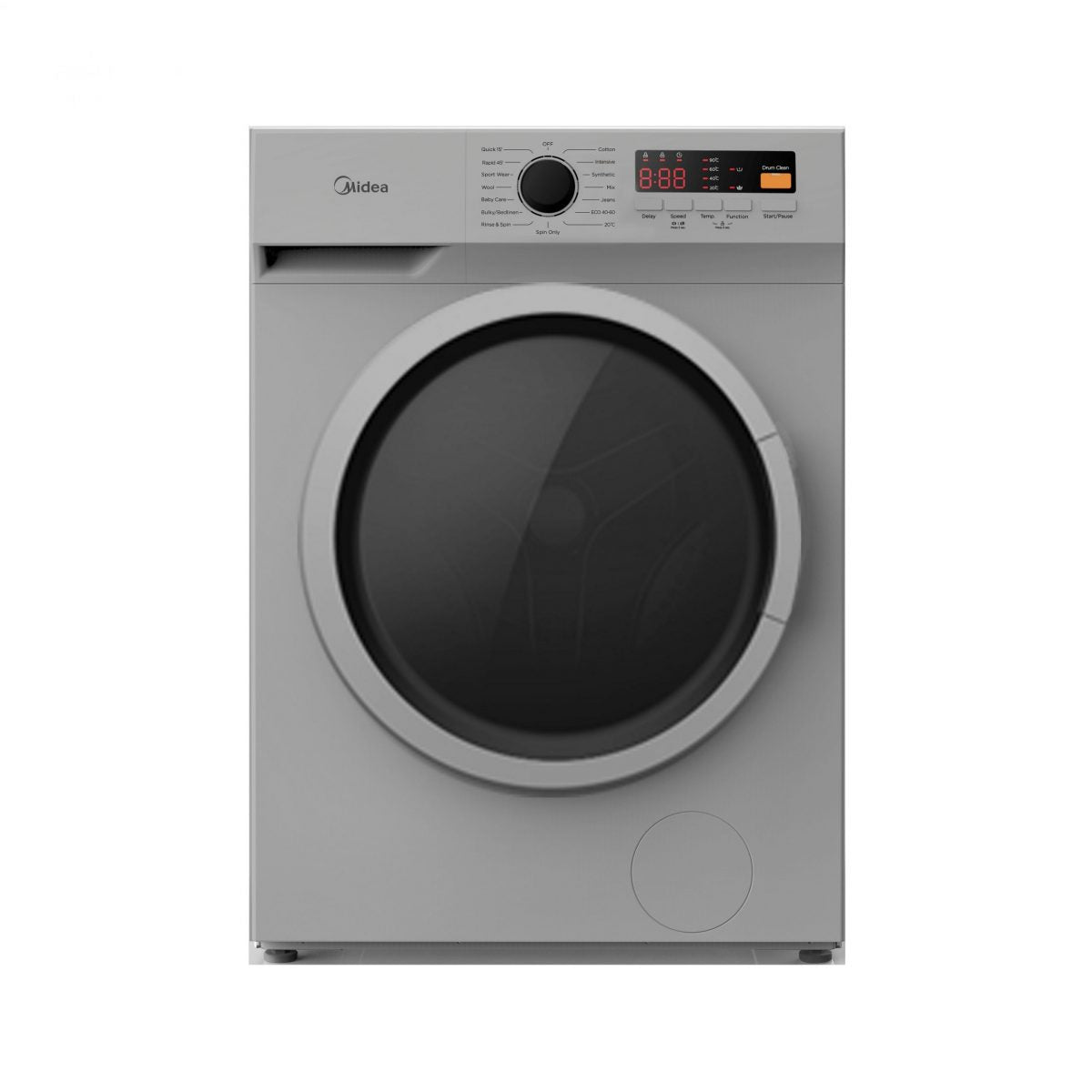 Midea Washing Machine 7kg, 1000 rpm Silver