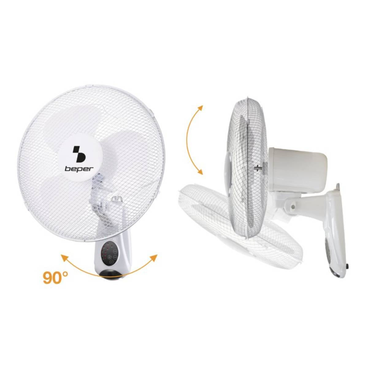 Beper Wall Fan With Remote Control, P206ven600