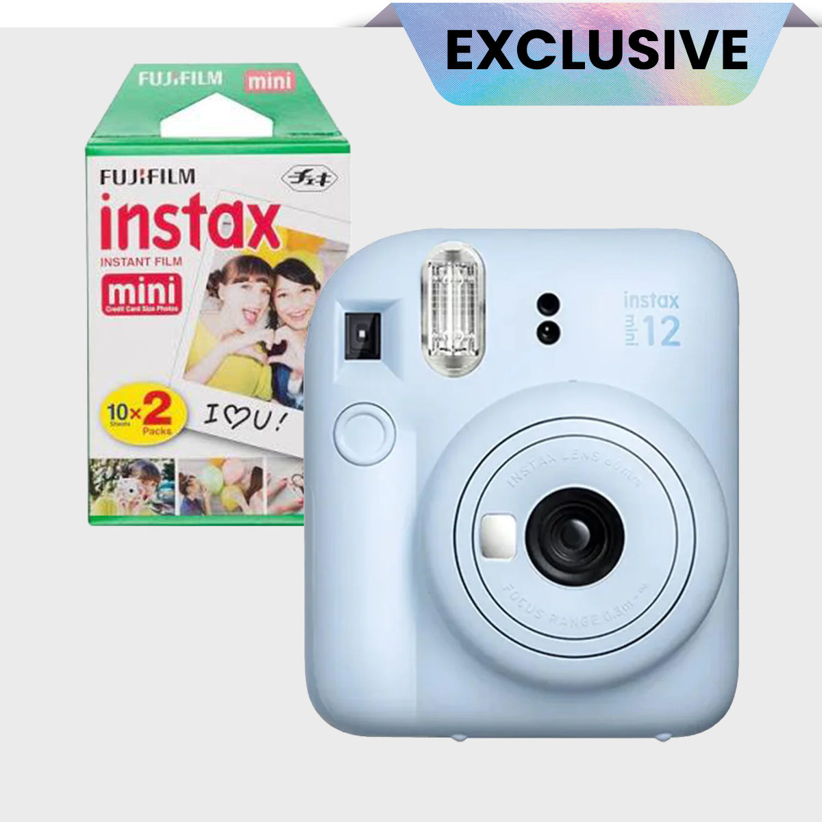 Fujifilm Instax Mini 12 Instant Camera + Free Mini Film 2 PK
