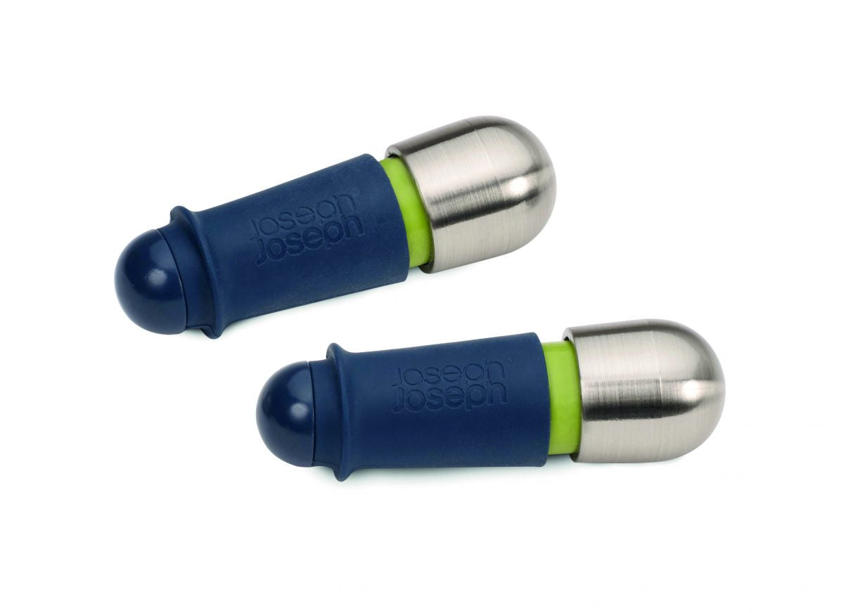 Joseph Joseph Barwise Twist-Lock Wine Stoppers Set Of 2