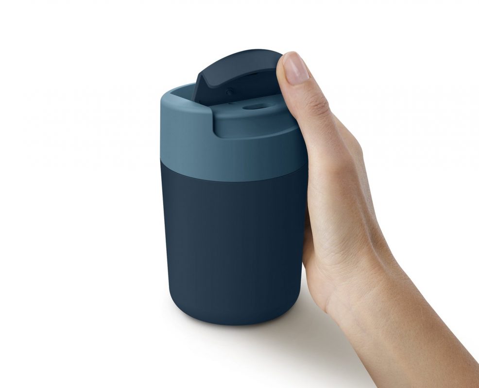Joseph Joseph Sipp™ Travel Mug with Hygienic Lid 340ml Blue