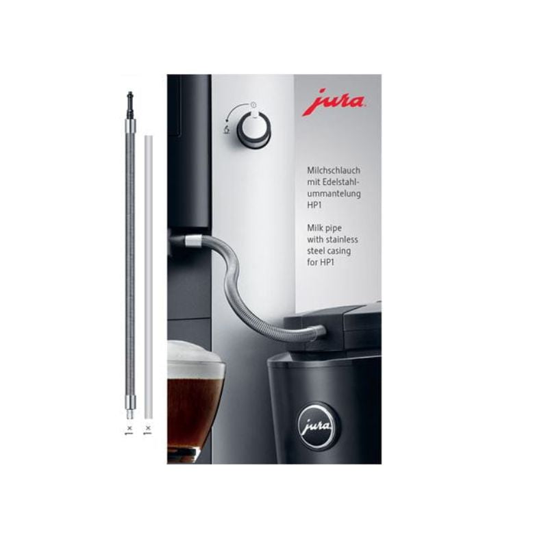 Jura Milk pipe with stainless steel casing