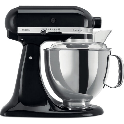 KitchenAid 5KSM175PSBOB Mixer Tilt-Head 4.8l Onyx Black + 3 L Bowl + Flex edge Beater
