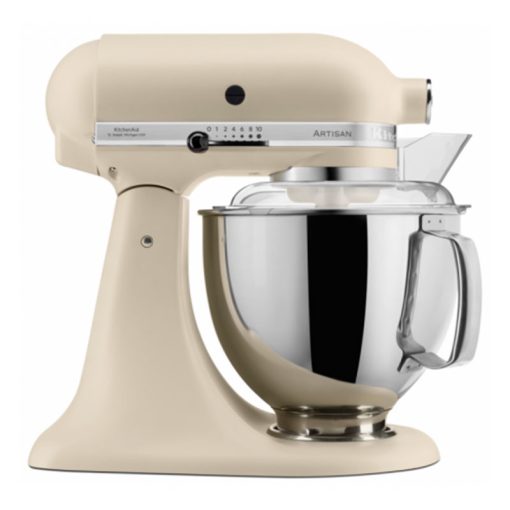 KitchenAid 5KSM175PSEVB Mixer Tilt-Head 4.8l Artisan Fresh Linen + 3 L Bowl + Flex edge Beater