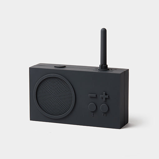 Lexon - Tykho 3 - FM radio – 3W Bluetooth® speaker Dark Grey