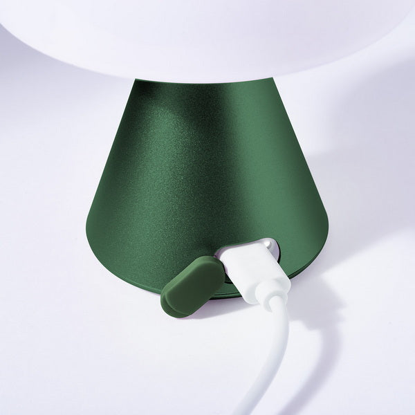 Lexon - Mina M Medium portable LED Lamp - Dark Green