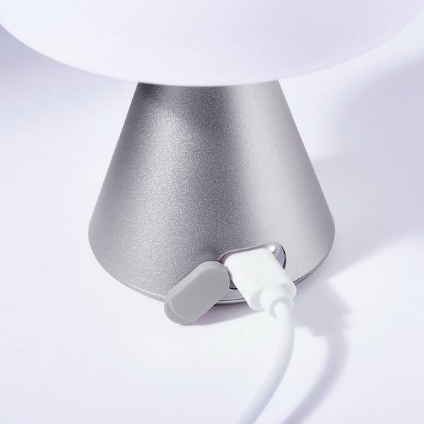 Lexon - Mina M Medium portable LED Lamp - Alu Poli