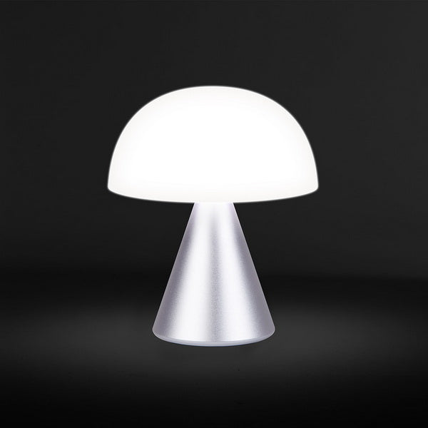 Lexon - Mina M Medium portable LED Lamp - Alu Poli