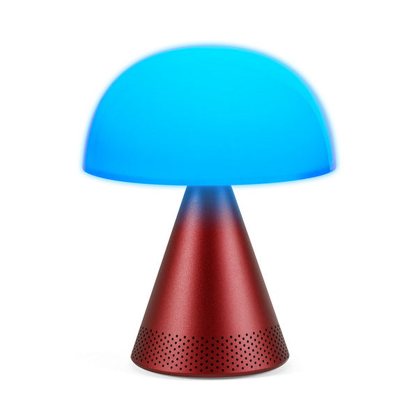 Lexon - Mina L Audio Large portable LED lamp & 5W Bluetooth® Speaker - Dark Red