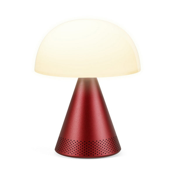 Lexon - Mina L Audio Large portable LED lamp & 5W Bluetooth® Speaker - Dark Red