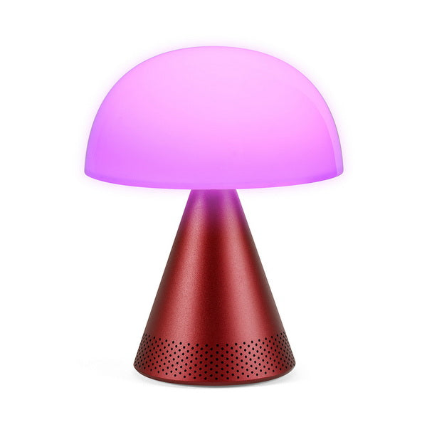 Lexon - Mina L Audio Large portable LED lamp & 5W Bluetooth® Speaker - Dark Red
