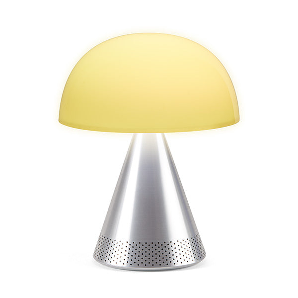 Lexon - Mina L Audio Large portable LED lamp & 5W Bluetooth® Speaker - Alu Poli