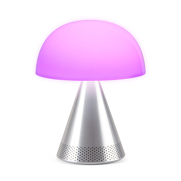 Lexon - Mina L Audio Large portable LED lamp & 5W Bluetooth® Speaker - Alu Poli