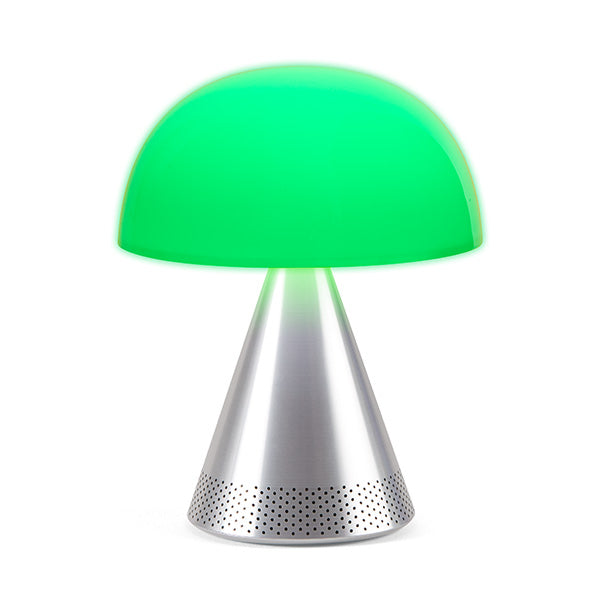 Lexon - Mina L Audio Large portable LED lamp & 5W Bluetooth® Speaker - Alu Poli