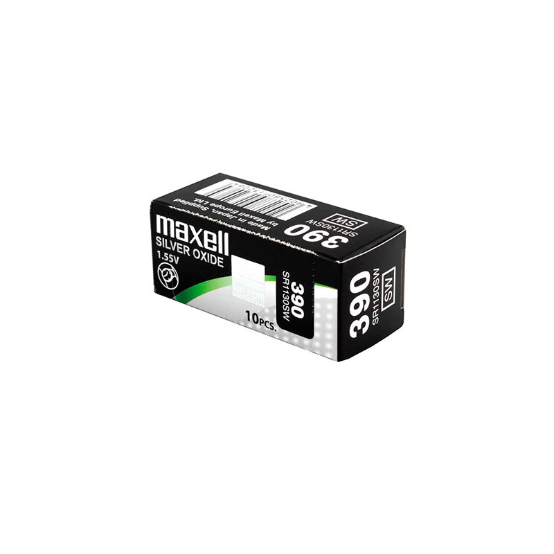 Maxell Mercury Free Batteries SR-1130SW (389), Pack of 10