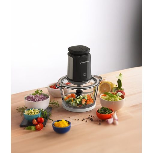 Nutricook NC-CH6000 3+3 L XXXL Glass & SS Chopper and Mincer 500W