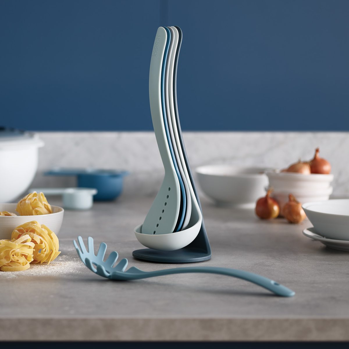 Joseph Joseph Nest Utensils Compact Stacking Kitchen Tool Set - Sky