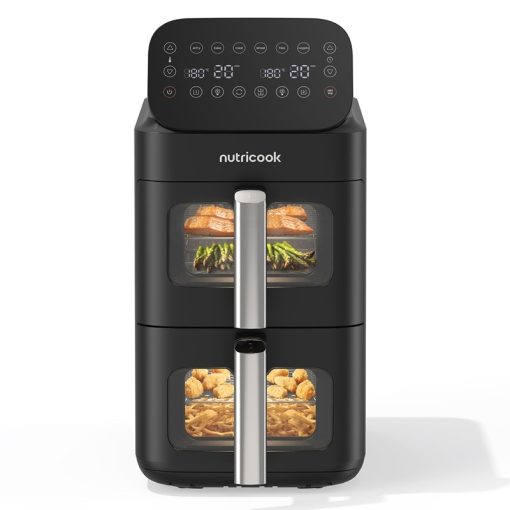 Nutricook AFDS330 Duo Stack Air Fryer Pro 9.6L ( 2 x 4.8L ) 2700W
