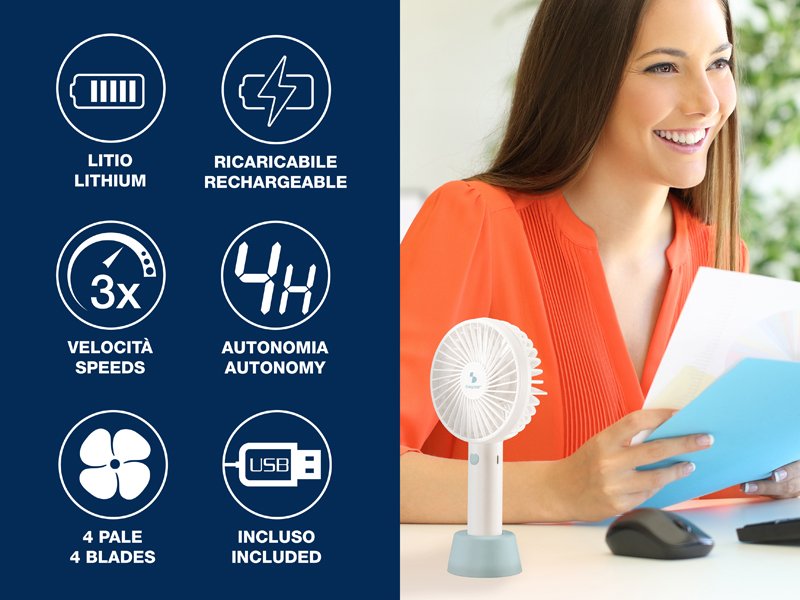 Beper Rechargeable Mini Fan