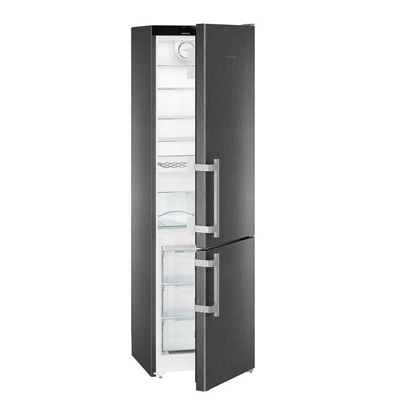 Liebherr CNbs 4015 Comfort Fridge Freezer No Frost 60cm Black Steel