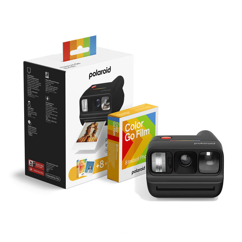 Polaroid Go Gen 3 + Color Film Bundle (8 Photos)