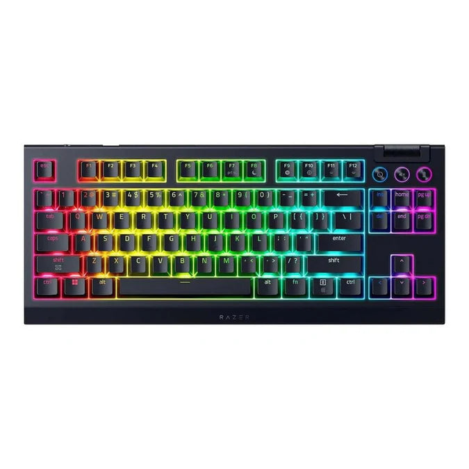 Razer BlackWidow V4 Tenkeyless HyperSpeed Gaming Keyboard, Hot-Swappable, Orange Tactile Switch