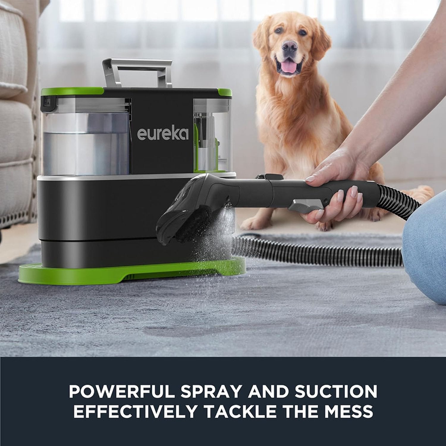 Eureka Spot Cleaner Black/Green NEY100ME