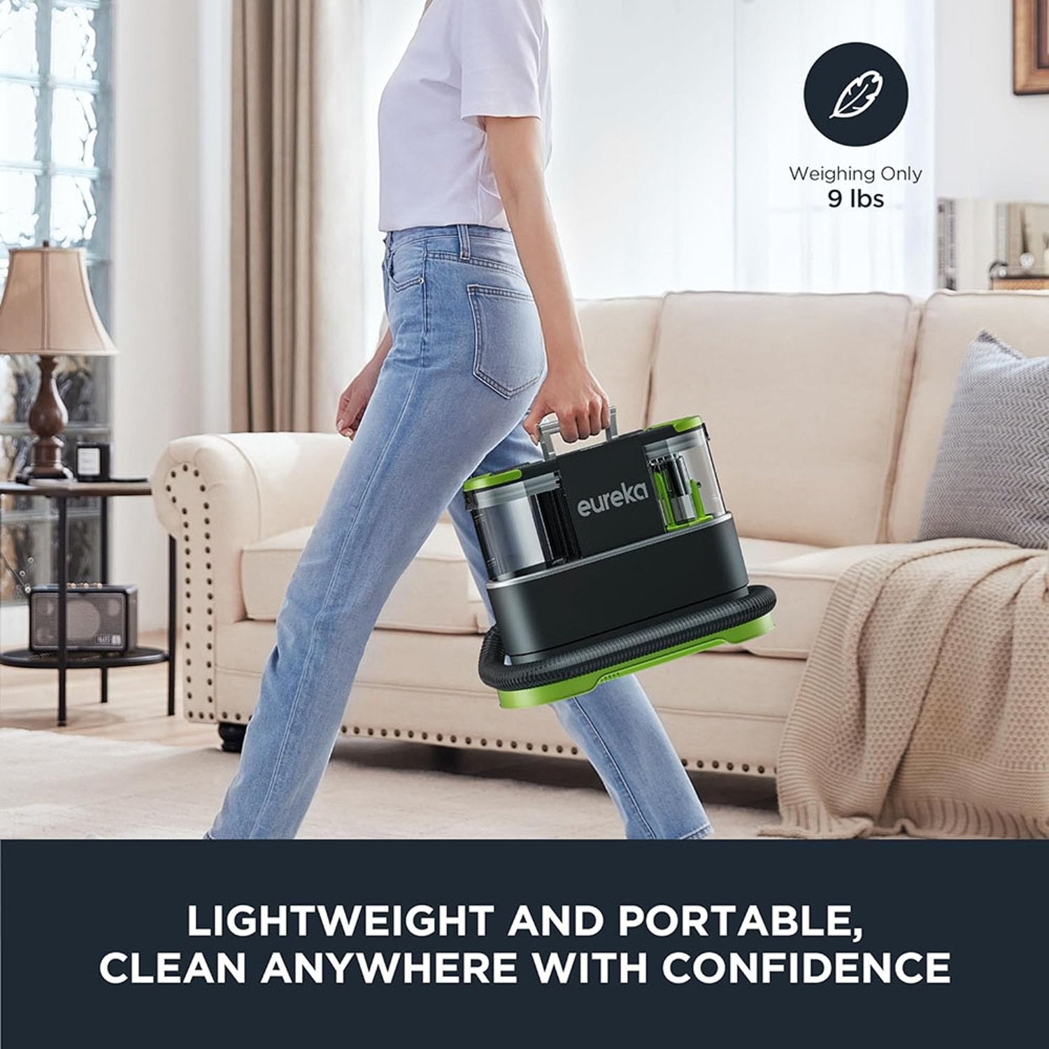 Eureka Spot Cleaner Black/Green NEY100ME