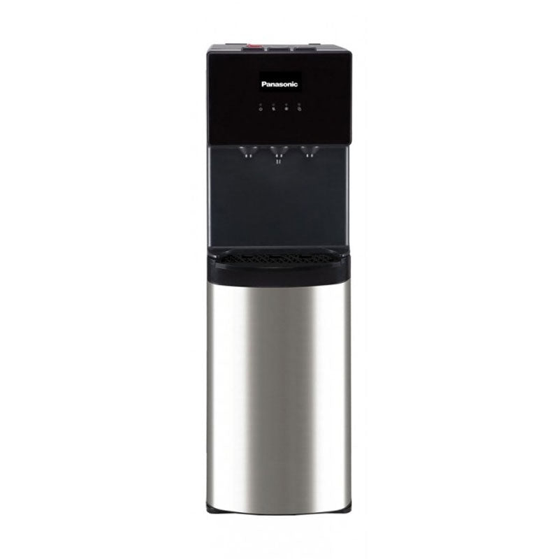 PANASONIC WATER DISPENSER , BOTTOM LOADING,HOT-COLD & NORMAL,CHILD SAFETY LOCK ,BLACK AND STAINLESS STEEL