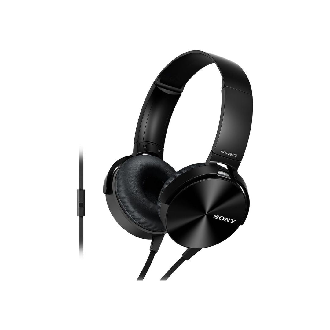 Sony MDR-XB450AP Extra Bass Headphones - Black