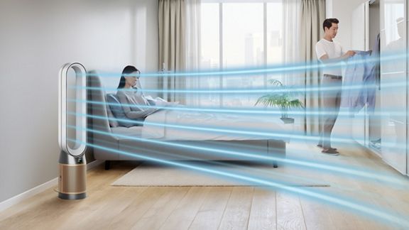 Dyson Purifier Cool Formaldehyde™ TP09 Pro purifying fan (Nickel/Gold)