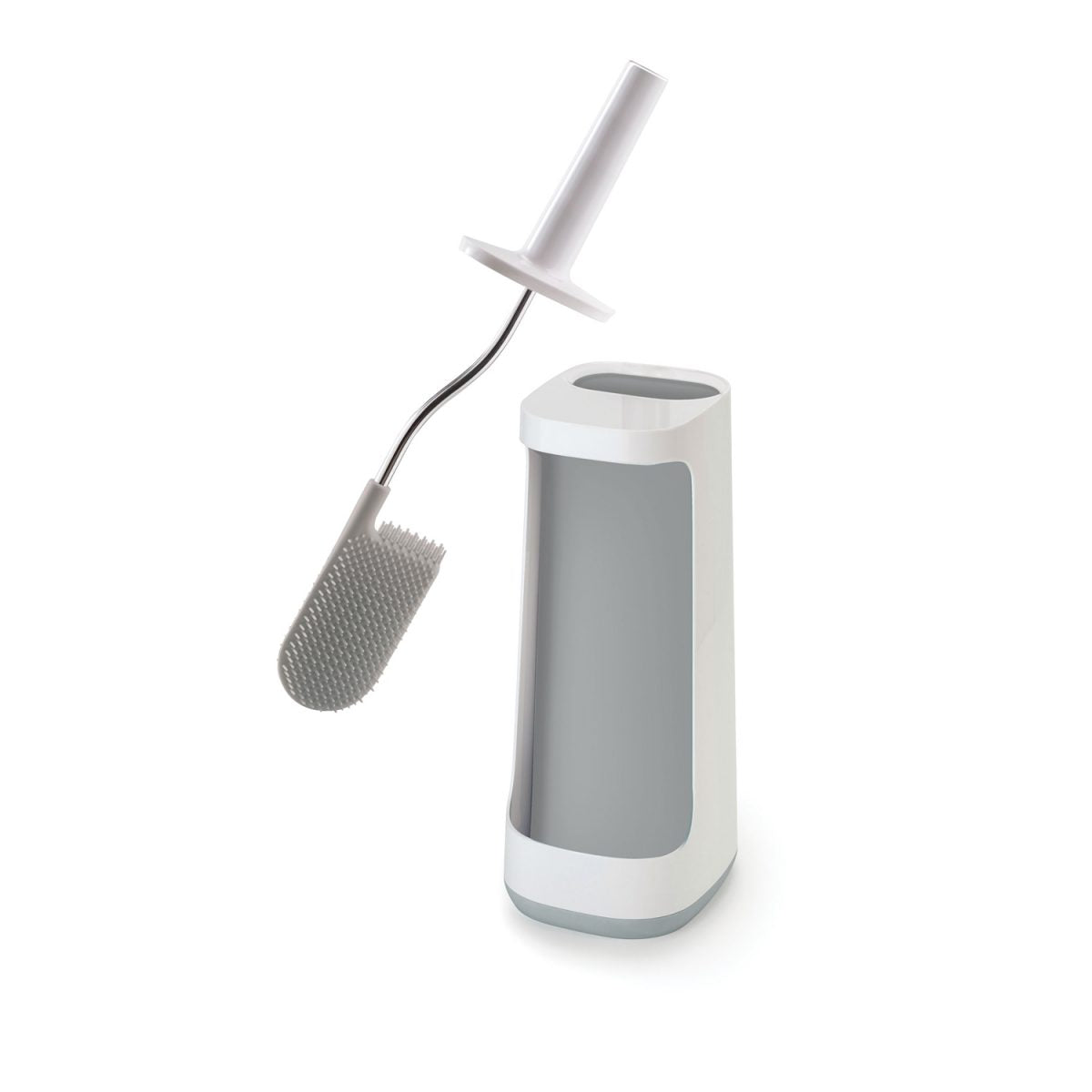 Joseph Joseph Flex Plus Toilet Brush With Storage Caddy - Grey