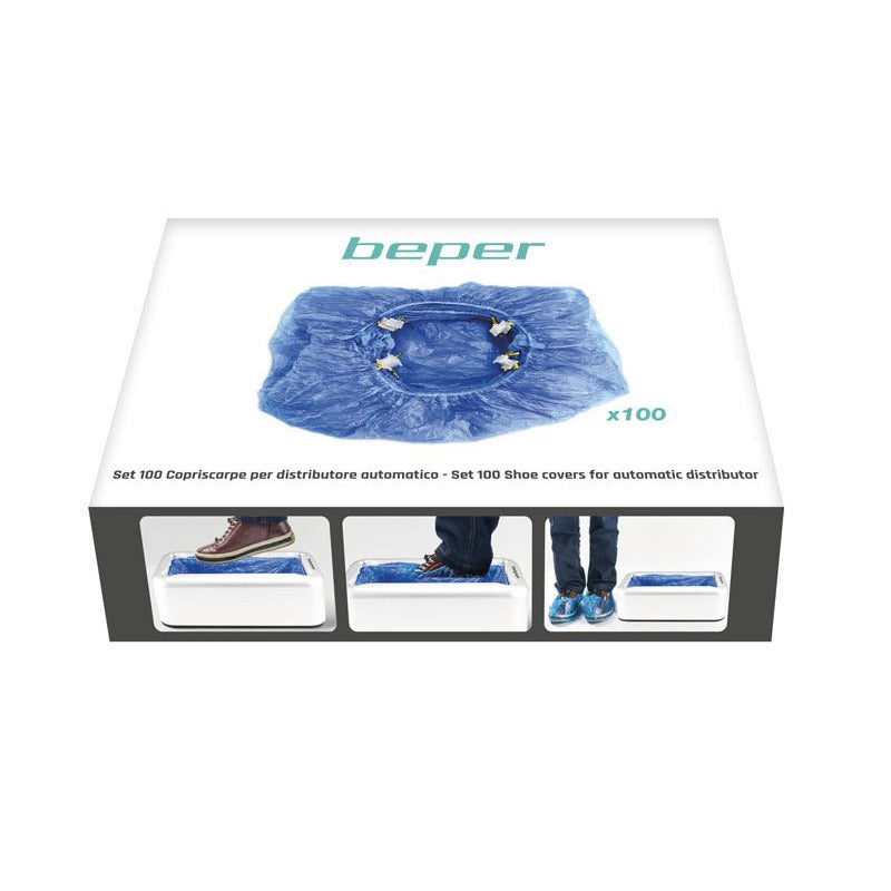 Beper Set Of 100 Shoe Covers For Automatic Distributor