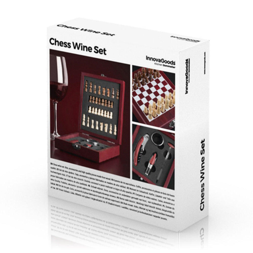 InnovaGoods Chess Wine Set 37 Pieces, V0100602