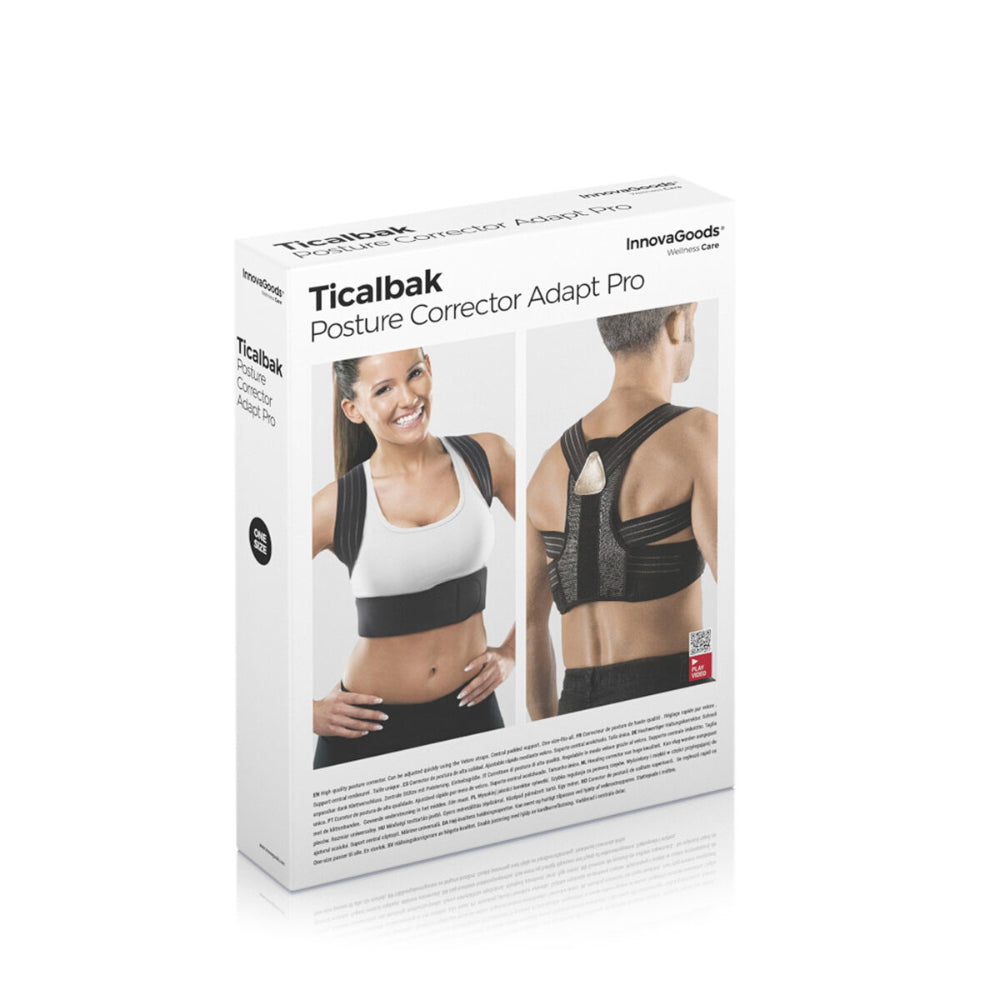 InnovaGoods Adaptable Posture Corrector Pro Ticalbak, V0101117