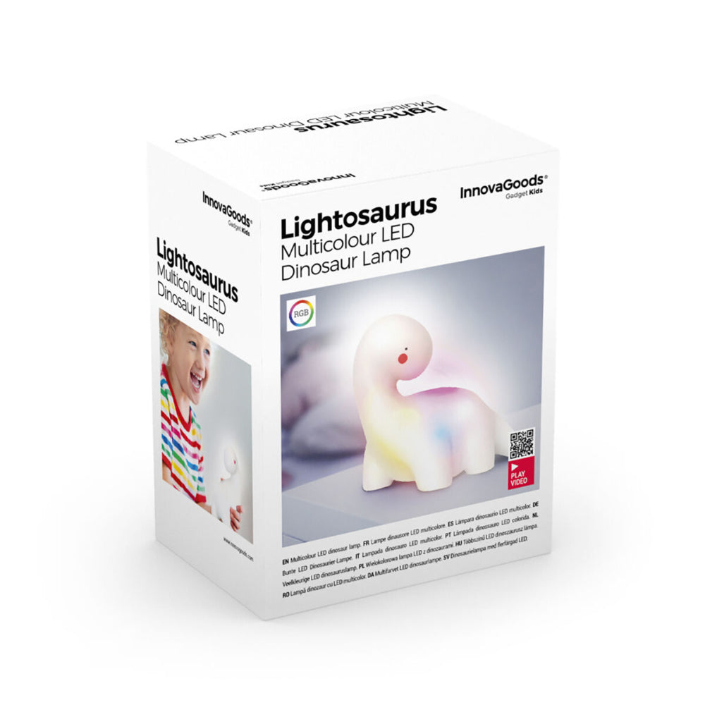 InnovaGoods Dinosaur Multicolour Led Lamp Lightosaurus, V0103002