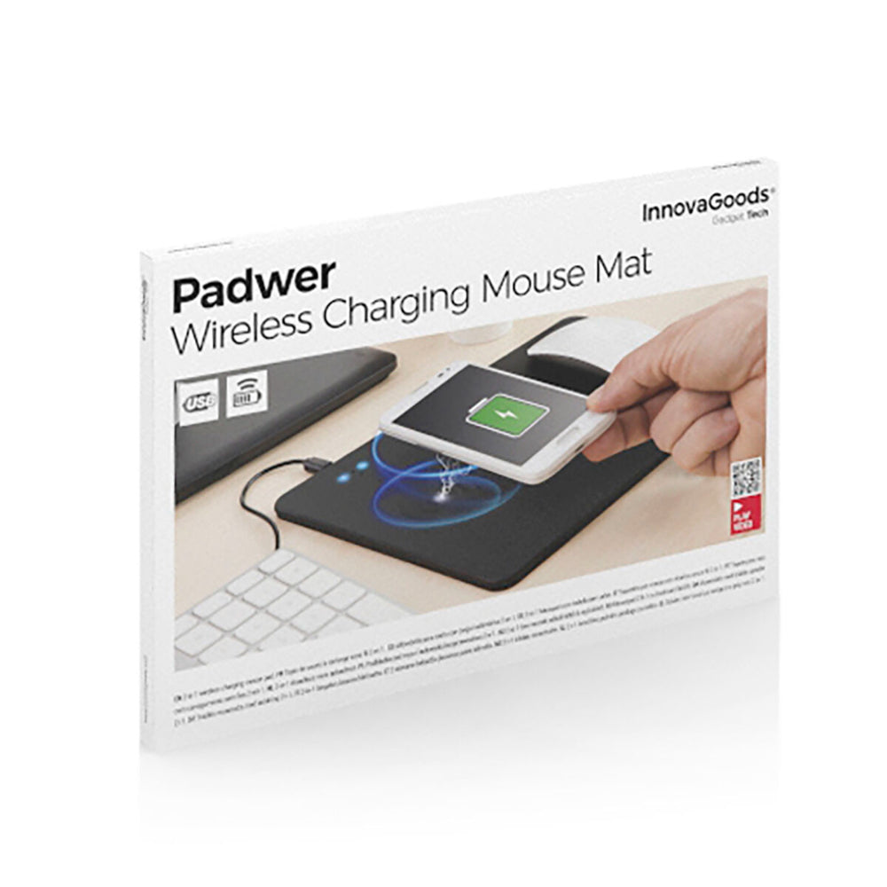 InnovaGoods 2-In-1 Mouse Mat With Wireless Charging Padwer, V0103216